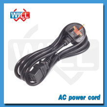 3 Pin Laptop AC Power Cord with UK Plug